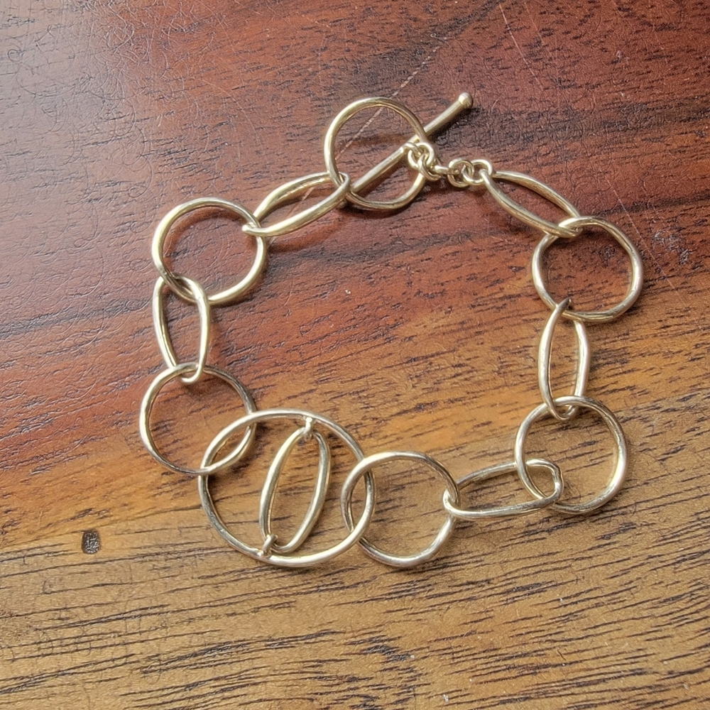 SU 925 Thailand Sterling Large Loop Bracelet